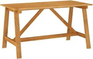 vidaXL Outdoor Dining Table Patio Table Garden Furniture Solid Acacia Wood