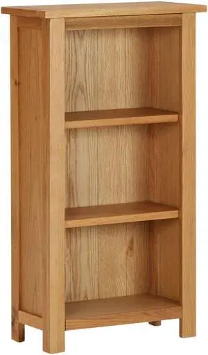 vidaXL Solid Oak Wood Narrow Bookcase Wooden Book Shelf Rack Organizer vidaXL Solid Oak Wood Narrow Bookcase Wooden Book Shelf Rack Organizer