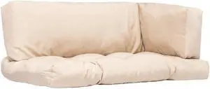vidaXL Chair Cushion 3 Pcs Outdoor Pallet Seat Cushion Sofa Pad Gray Fabric