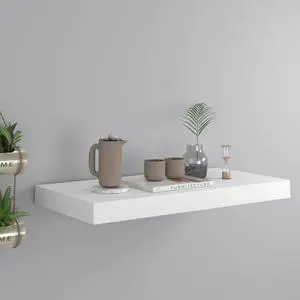 vidaXL Wall Shelf Floating Shelf Display Shelf for Book Wall Mounted White