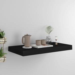 vidaXL Wall Shelf Floating Shelf Display Shelf for Book Wall Mounted Black
