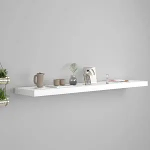 vidaXL Wall Shelf Floating Shelf Display Shelf for Book Wall Mounted White