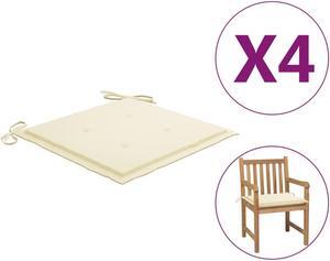 vidaXL Chair Cushion 3 Pcs Outdoor Pallet Seat Cushion Sofa Pad Taupe Fabric