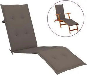 vidaXL Patio Cushion Outdoor Sun Lounger Chair Cushion Wine Red Oxford Fabric