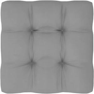 vidaXL Chair Cushion Outdoor Patio Pallet Seat Cushion Sofa Pad Gray Fabric