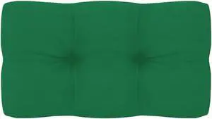 vidaXL Chair Cushion Outdoor Patio Pallet Seat Cushion Sofa Pad Green Fabric