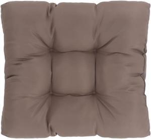 vidaXL Chair Cushion Outdoor Patio Pallet Seat Cushion Sofa Pad Taupe Fabric