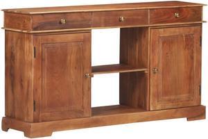 vidaXL Sideboard Buffet Cabinet with Drawers for Living Room Solid Wood Acacia