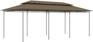vidaXL Gazebo Outdoor Canopy Tent Patio Pavilion Shelter Party Tent Taupe