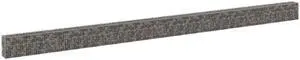 vidaXL Gabion Wall Gabion Basket Post Gabion Wall with Covers Galvanized Steel