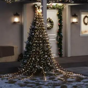 vidaXL Christmas Tree Light Christmas Tree Star String Light 320 LEDs Warm White