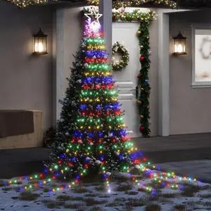 vidaXL Christmas Tree Light Christmas Tree Star String Light 320 LEDs Colorful