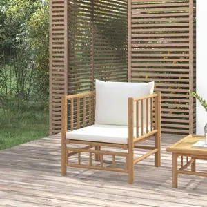 vidaXL Patio Coffee Table Outdoor Side Table for Terrace Porch Backyard Bamboo