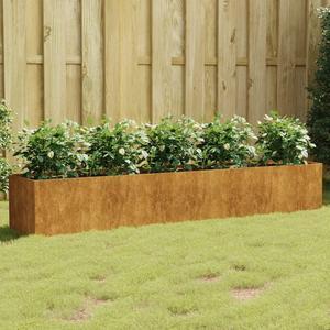 vidaXL Planter Stand Garden Raised Bed for Vegetables Flowers Herbs Corten Steel