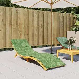 vidaXL Outdoor Cushion Outdoor Pillow for Day Bed Leaf Pattern Oxford Fabric