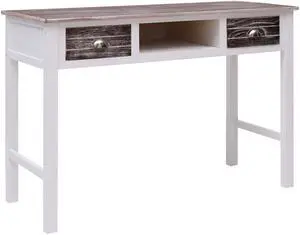 vidaXL Writing Desk Computer Desk Laptop Table Home Workstation Brown Wood vidaXL Writing Desk Computer Desk Laptop Table Home Workstation Brown Wood
