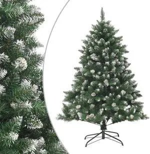 vidaXL Christmas Tree Decoration Artificial Xmas Tree with Steel Stand PVC