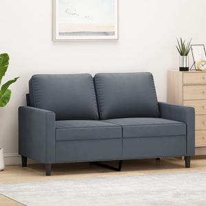 vidaXL Sofa Accent Loveseat Couch Sofa Living Room Seating Dark Gray Velvet