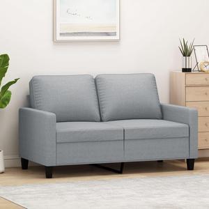 vidaXL Sofa Accent Loveseat Couch Sofa Living Room Seating Light Gray Fabric
