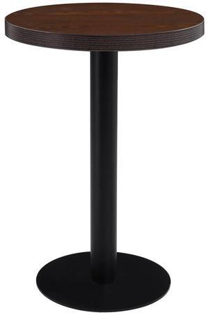 vidaXL Bistro Table Kitchen Coffee Dining Bar Desk Furniture Dark Brown MDF