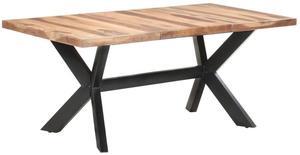 vidaXL Solid Wood Dining Table 70.9"x35.4" with Honey Finish Desk Furniture