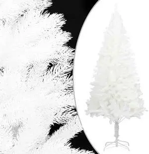 vidaXL Christmas Tree Artificial Xmas Tree with Needle-Shaped Branches White