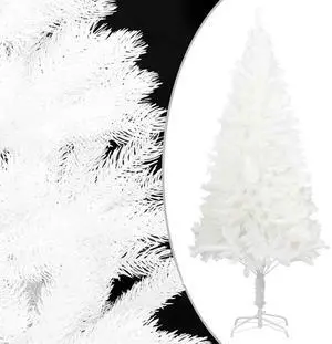 vidaXL Christmas Tree Artificial Xmas Tree with Needle-Shaped Branches White
