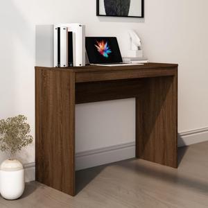 vidaXL Desk Home Office Computer Desk Furniture Brown Oak Engineered Wood