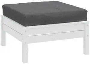 vidaXL Pallet Cushion Melange Anthracite 60x60x9,5 cm Fabric