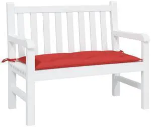 vidaXL Garden Bench Cushion Red Oxford fabric (100% polyester) 39.4""x19.7