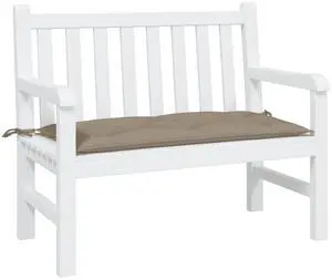 vidaXL Garden Bench Cushion Taupe Oxford fabric (100% polyester) Large
