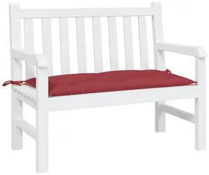 vidaXL Garden Bench Cushion Wine red Oxford fabric (100% polyester)