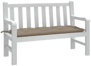 vidaXL Garden Bench Cushion Taupe Oxford fabric (100% polyester)