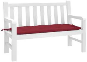 vidaXL Garden Bench Cushion Wine red Oxford fabric (100% polyester)
