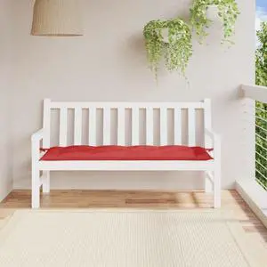 vidaXL Garden Bench Cushion Red Oxford fabric Standard Non-slip