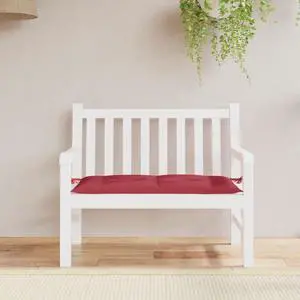 vidaXL Garden Bench Cushion Wine Red Oxford Fabric Medium