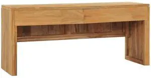 vidaXL TV Stand TV Unit Sideboard TV Console Media Cabinet Solid Teak Wood