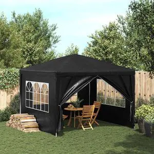 vidaXL Party Tent Outdoor Canopy Tent Patio Gazebo Marquee Sunshade Anthracite