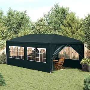 vidaXL Party Tent Outdoor Canopy Tent Patio Gazebo Marquee Sunshade Green