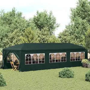 vidaXL Party Tent Outdoor Canopy Tent Patio Gazebo Marquee Sunshade Green