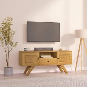 vidaXL TV Cabinet Teak Solid teak wood TV Cabinet Rectangular