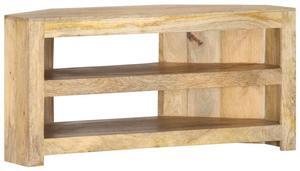 vidaXL TV Cabinet Varied wood tones Solid mango wood 35.4x17.7x17.7 in
