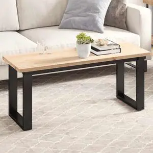 vidaXL Table Top Natural Wood Solid Pine Wood Medium Durable Table Top