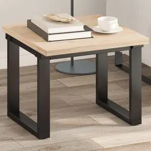 vidaXL Table Top Natural Pine Solid Pine Wood 19.7 in Durable