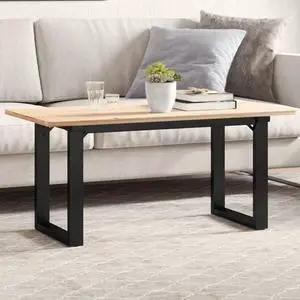 vidaXL Coffee Table Legs O-Frame 27.6"x11.8"x16.9" Steel table leg