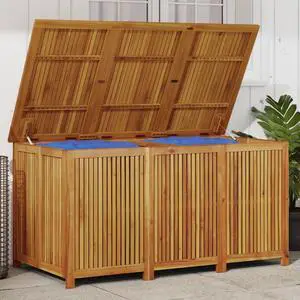 vidaXL Garden Storage Box Brown Solid Acacia Wood Large