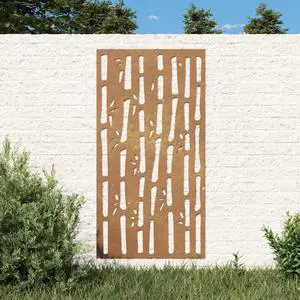 vidaXL Garden Wall Decoration Rusty Corten steel 41.3 in x 21.7 in