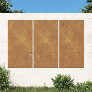 vidaXL Garden Wall Decoration Rusty Corten steel 41.3 x 21.7 in