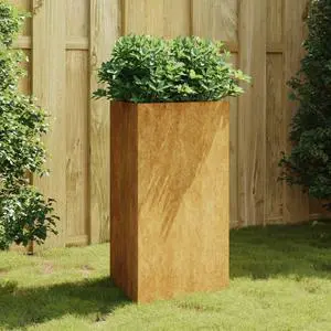 vidaXL Garden Planter Rusty Corten Steel Medium Garden Planter