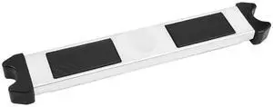vidaXL Pool Ladder Step Silver and black 304 Stainless Steel, Plastic